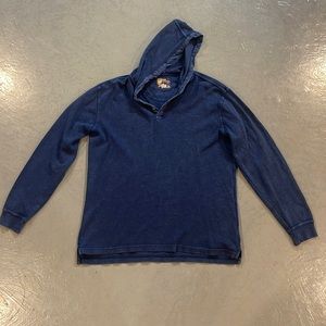 Casual Blue long sleeve hoodie Size L